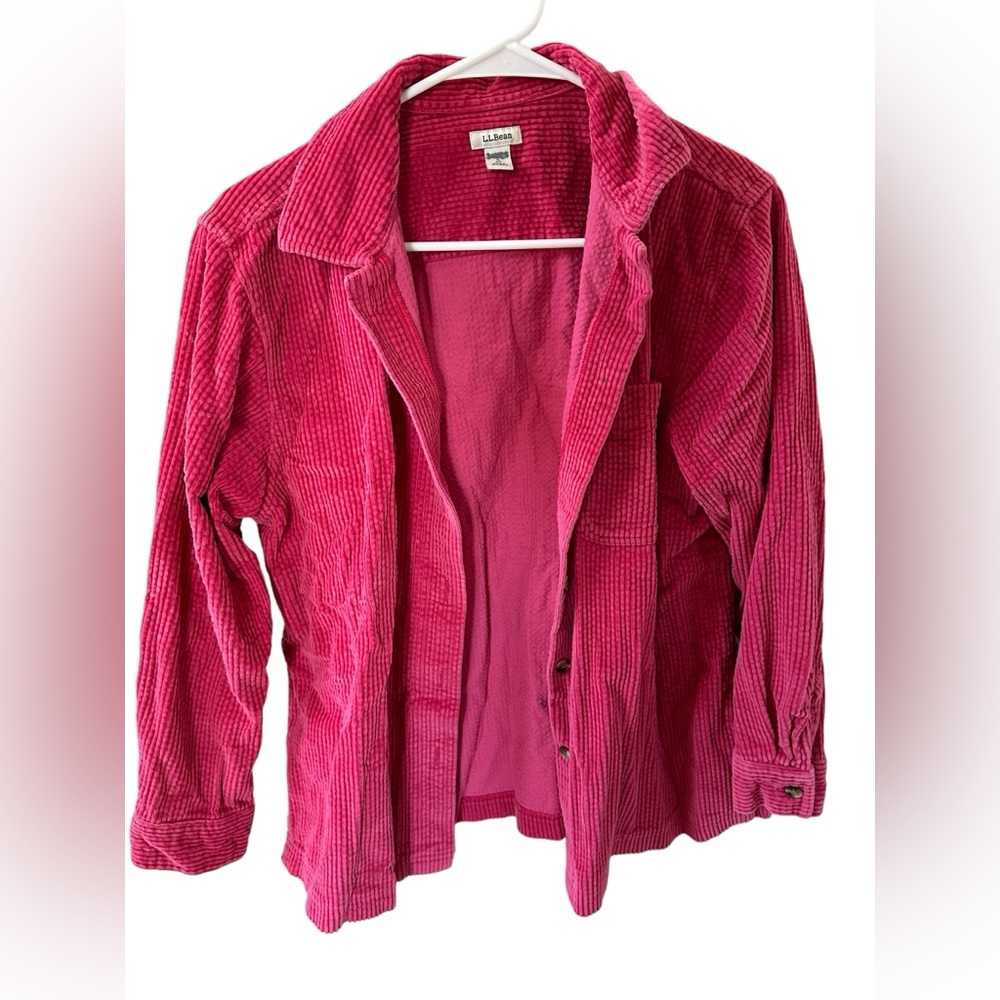 Vintage Pink L.L. Bean Corduroy Pullover